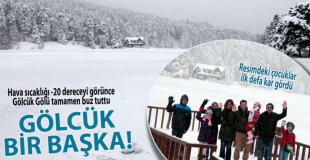 GÖLCÜK'TE BÜYÜLEYİCİ GÖRÜNTÜLER!