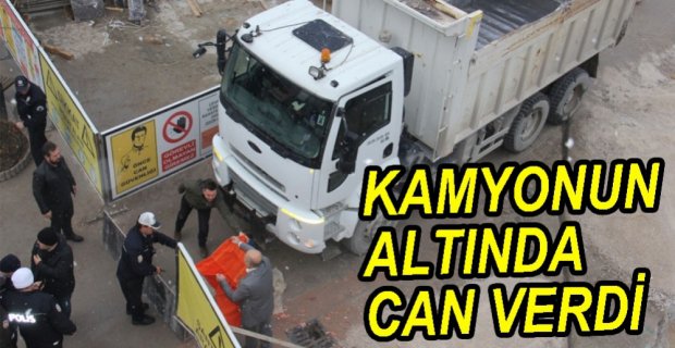 KAMYONUN ALTINDA CAN VERDİ