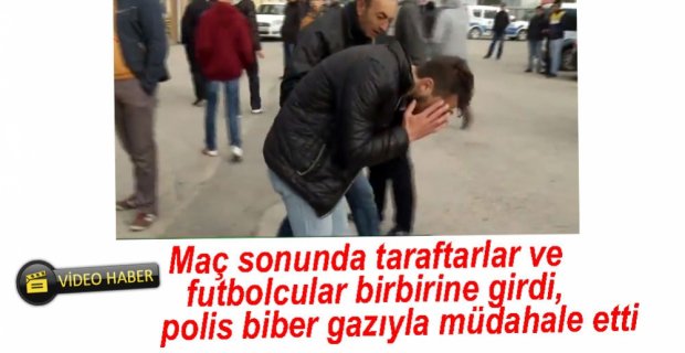 KARAÇAYIR'DA MAÇ SONU ORTALIK KARIŞTI