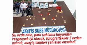 30 BİN TL DEĞERİNDE ALTIN VE PARA ÇALMIŞLAR