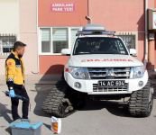 AMBULANSLAR KIŞA HAZIR...