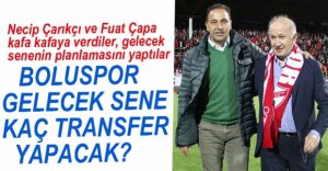 BOLUSPOR'DA GELECEK SENE İÇİN KOLLAR SIVANDI