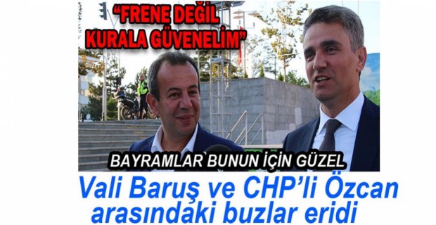 BARUŞ VE  ÖZCAN'IN BUZLARI ERİTEN DİYALOĞU
