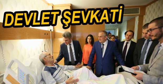 DEVLET HASTALARA ŞİFA DİLEDİ