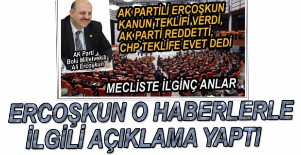 ERCOŞKUN'DAN O HABERLERLE İLGİLİ AÇIKLAMA
