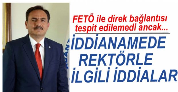 REKTÖRLE İLGİLİ İDDİALAR ORTAYA ÇIKTI