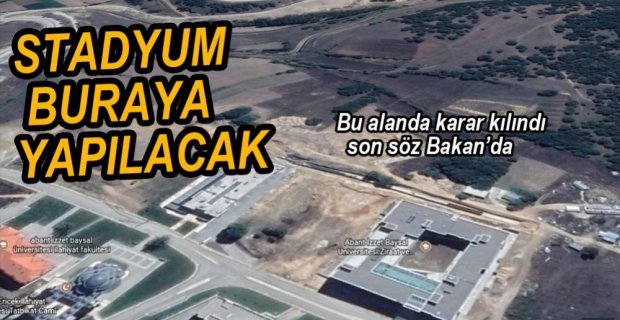 STADYUMUN YERİ BELLİ OLDU