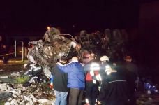 FRENİ PATLAYAN TANKER DEHŞET SAÇTI