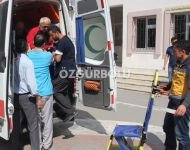 JAPON RIDVAN AMBULANSLA GETİRİLDİ