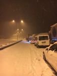 SÜRÜCÜLER SAATLERCE YOLDA KALDI