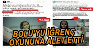 ALGI OPERASYONLARINA BOLU'YU ALET ETTİLER