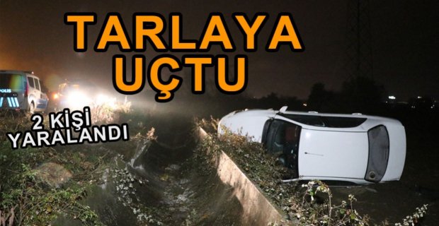BETON SU KANALINA ÇARPARAK DURDU