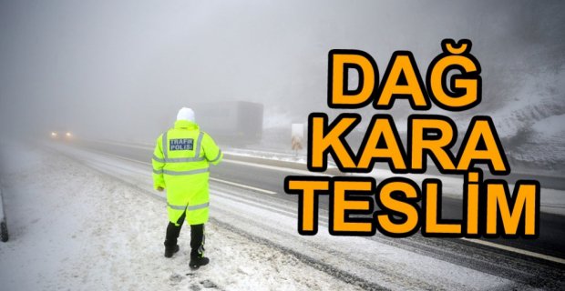 BOLU DAĞI KARLA KAPLANDI