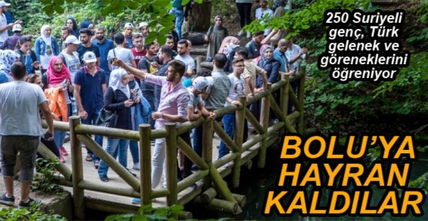 BOLU'NUN GÜZELLİKLERİNİ GEZDİLER