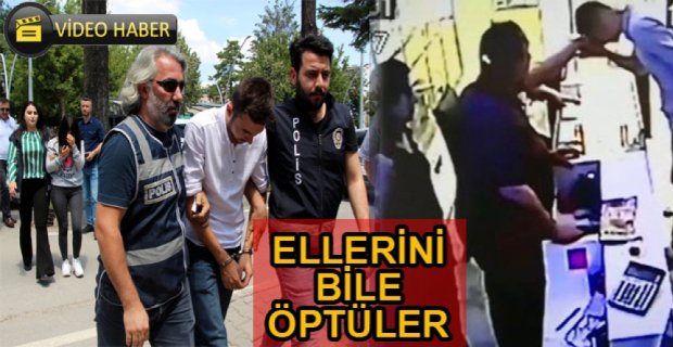 DOLANDIRDIĞI KUYUMCUNUN ELİNİ ÖPÜP VEDALAŞTI
