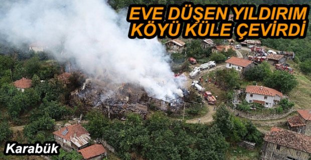 KOMŞUDA YILDIRIM FELAKETİ