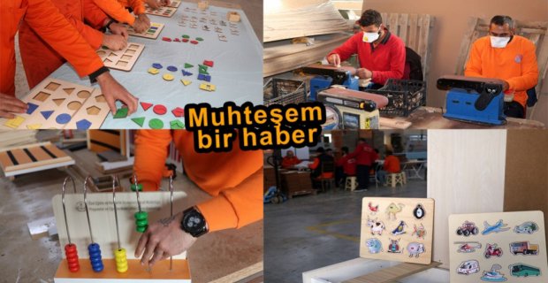 MAHKUMLAR, ÖZEL ÇOCUKLARIMIZ İÇİN ÇALIŞIYOR