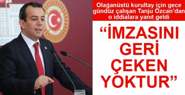 ÖZCAN’DAN İDDİALARINA CEVAP