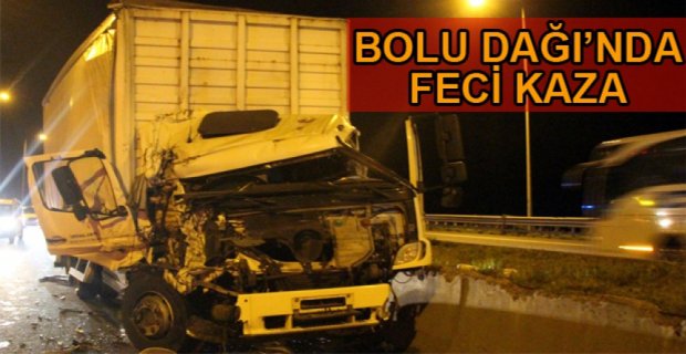 SEYİR HALİNDEKİ TIR'A ARKADAN ÇARPTI