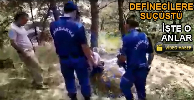 VİDEO HABER - DEFİNECİLERE BASKIN, 4 GÖZALTI