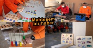 MAHKUMLAR, ÖZEL ÇOCUKLARIMIZ İÇİN ÇALIŞIYOR 