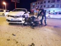 MOTOSİKLET KAĞIT GİBİ OLDU