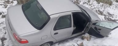 ŞARAMPOLE YUVARLANDI, 1 KİŞİ YARALANDI