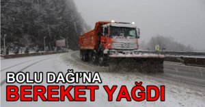 BOLU DAĞI'NA BEREKET YAĞDI