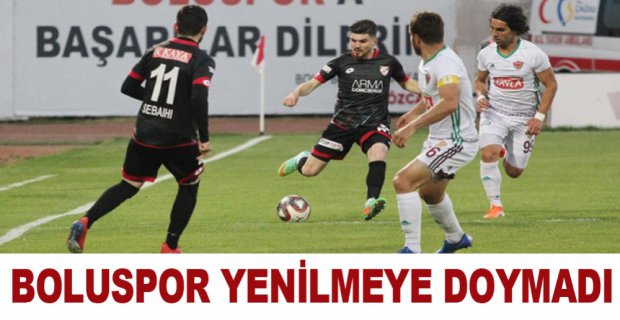 BOLUSPOR KENDİ SAHASINDA HATAYSPOR'A YENİLDİ