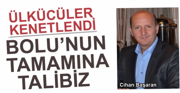 “BOLU’YA TOP YEKÜN TALİBİZ”