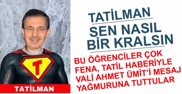 ÖĞRENCİLER ÜMİT'İ MESAJ YAĞMURUNA TUTTULAR
