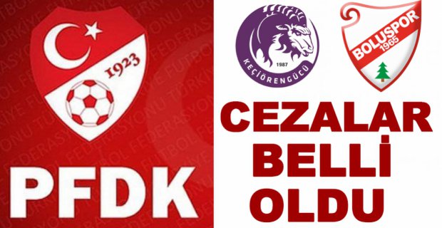 PFDK KARARLARI AÇIKLADI