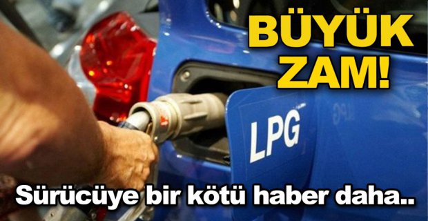 SÜRÜCÜYE BİR KÖTÜ HABER DAHA