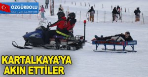 KARTALKAYA'YA AKIN ETTİLER