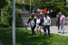 KENDİNİ YAKMAYA KALKTI