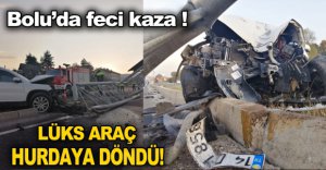 LÜKS ARAÇ HURDAYA DÖNDÜ