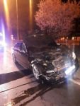 TAKLA ATAN OTOMOBİL ALEV ALEV YANDI