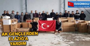 AK GENÇLERDEN ELAZIĞ'A YARDIM