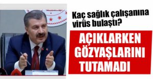 BAKAN KOCA GÖZYAŞLARINI TUTAMADI 