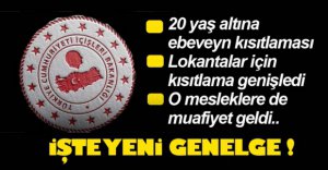 BAKANLIKTAN YENİ KORONA GENELGESİ 