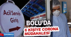 BOLU'DA 6 KİŞİYE MÜDAHALE