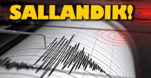 BOLU'DA DEPREM...