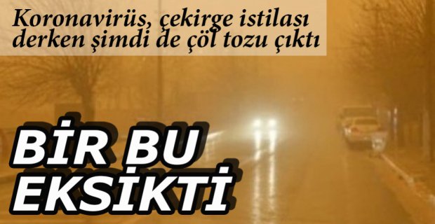 2020 YILINDA FELAKET ÜSTÜNE FELAKET