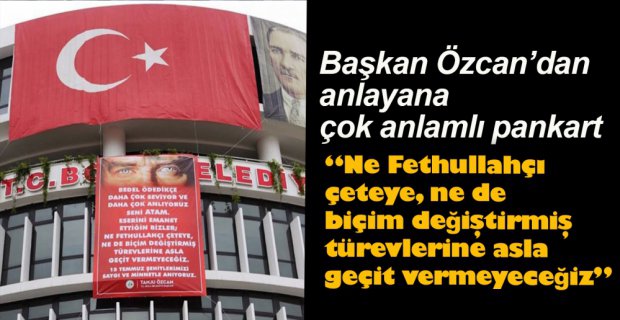 ÇOK ÇARPICI 15 TEMMUZ MESAJI