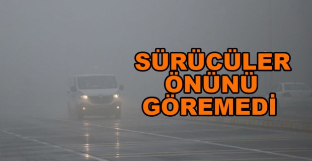 BOLU DAĞI'NDA SİS