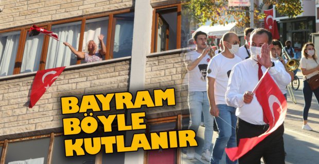 BOLU'DA COŞKULU ZAFER YÜRÜYÜŞÜ