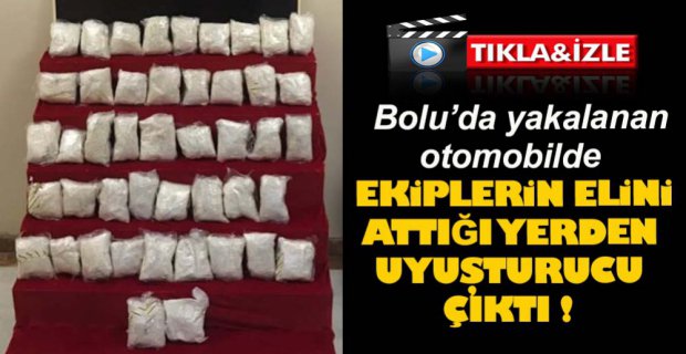 BOLU'DA UYUŞTURUCUYA GEÇİT YOK