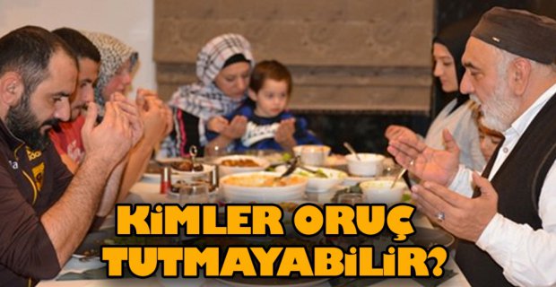 DİYANET'TEN ORUÇ FETVASI