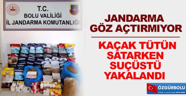 KAÇAKÇI SUÇÜSTÜ YAKALANDI