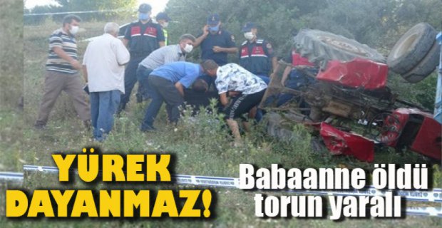 KORKUNÇ KAZADA BABAANNE HAYATINI KAYBETTİ